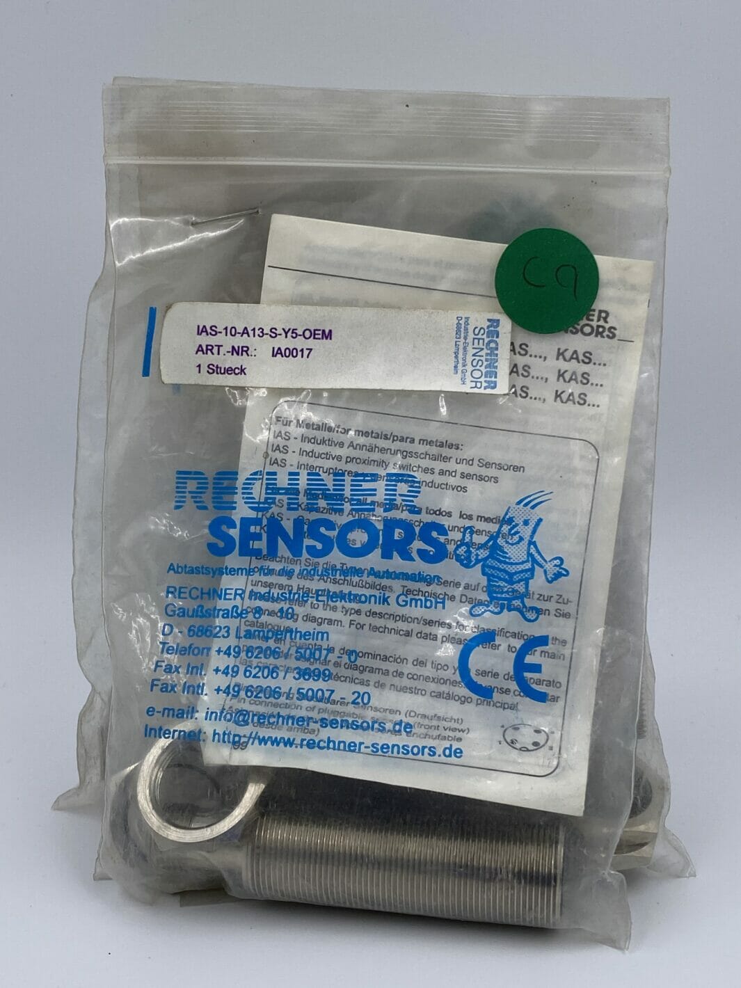 IAS-10-A13-S-Y5-OEM RECHNER SENSORS
