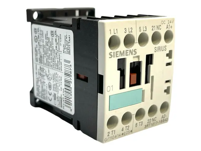 Contattore Siemens 3RT1017-1BB42 – 24V DC, 12A, Nuovo In Scatola Con Garanzia